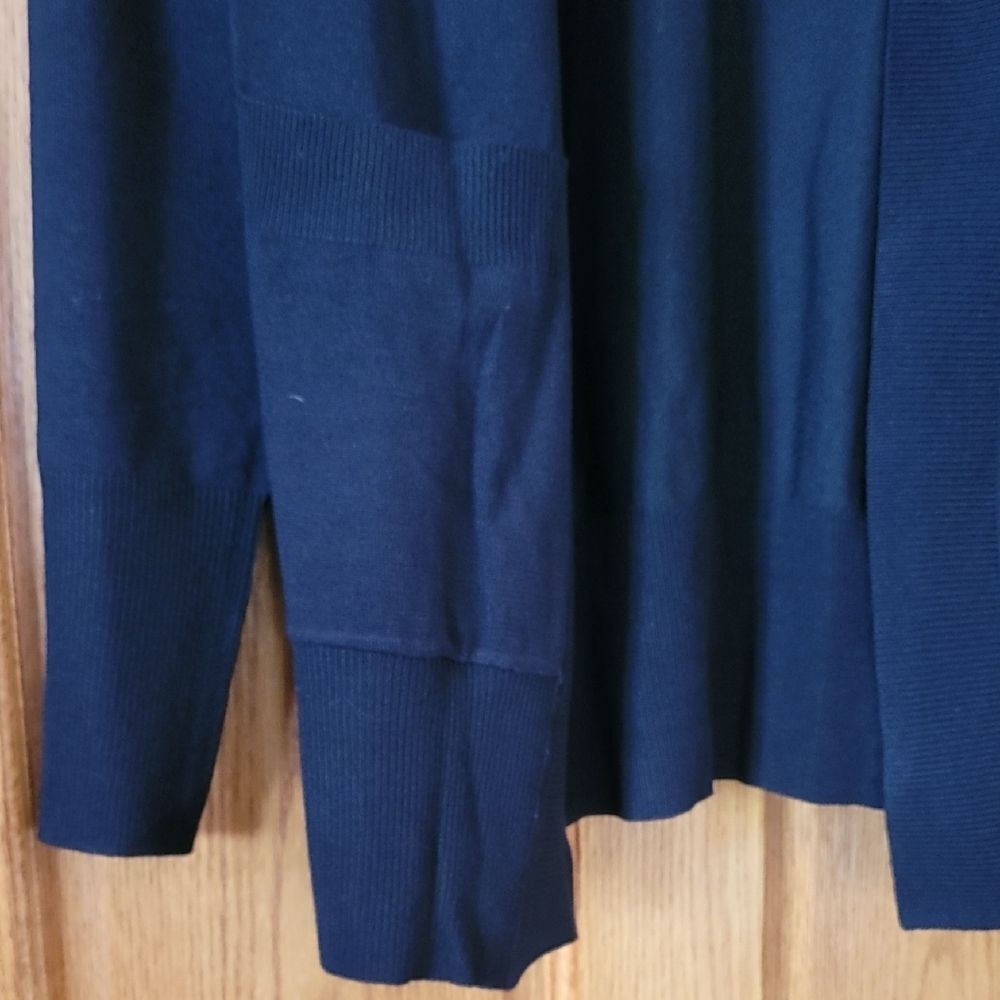 Merokeety Women's Black Lightweight Cardigan Sweater, Womens Medium NWOT - Picture 2 of 2